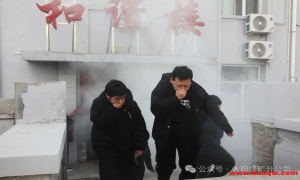 大阳煤矿开展无预警消防应急疏散演练