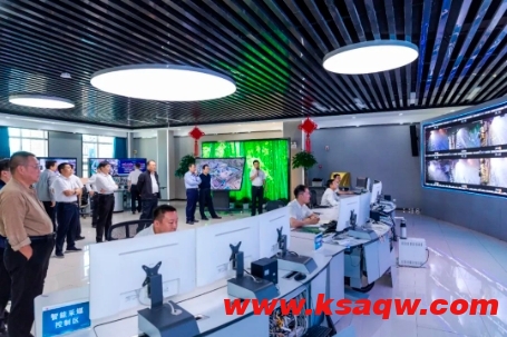 山东能源新矿集团内蒙能源公司到矿参观交流煤矿质量标准化工作和智慧矿山建设