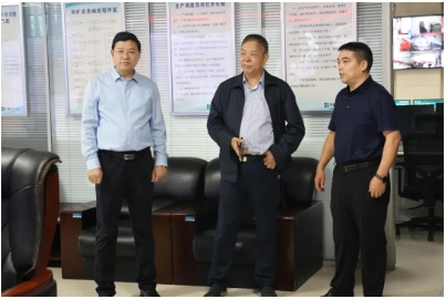 市优秀企业评选领导小组到四矿走访调研