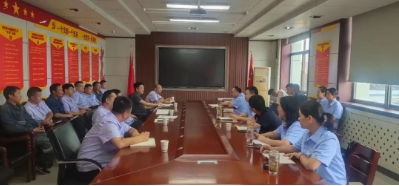 集团物资公司到义桥煤我矿开展物资反馈座谈交流