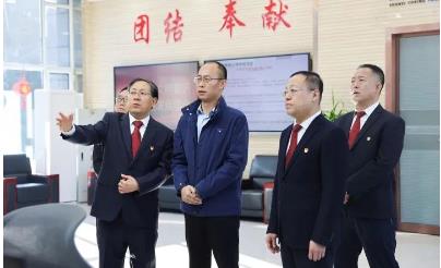 山焦西山领导到官地矿督导节日期间安全生产工作