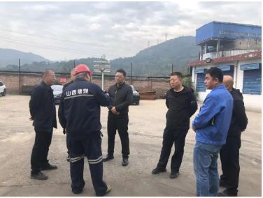 西山煤电民爆办督导杜儿坪矿“两节”期间民爆物品管理工作