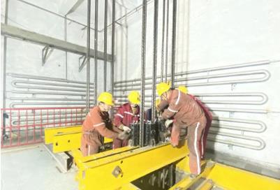 海石湾煤矿：圆满完成主立井绞车提升首绳更换工作