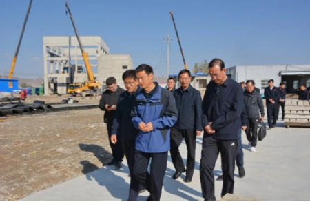 能化股份公司领导到景泰煤业公司调研指导项目建设工作