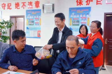 魏家地矿开展重点工程慰问活动