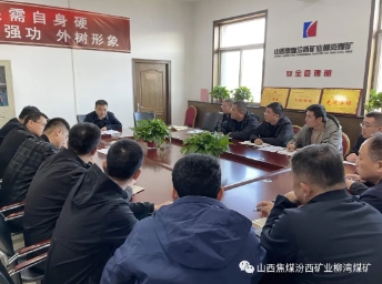 柳湾煤矿开展标准化工作推进会