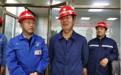 山焦西山领导到官地选煤厂督导检查安全工作