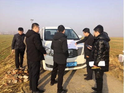 义桥煤矿顺利完成2023年度塌陷地丈量工作