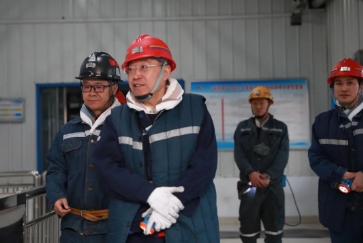 永煤集团总经理、党委副书记、副董事长何东升到矿调研指导安全生产