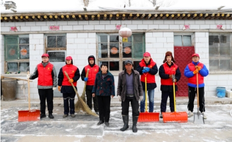 扫雪除冰，我们在行动！——山不拉煤矿青年志愿者服务队出发