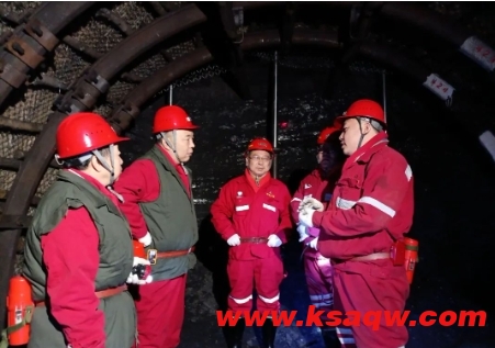 公司在下峪口矿召开安全生产标准化示范工程现场推进会