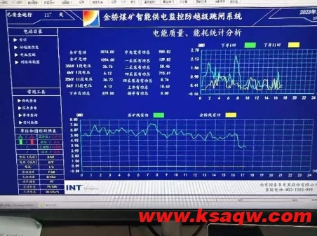 防越级跳闸系统为金桥煤矿矿井供电装上“安全锁”