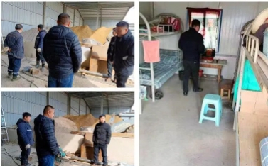 恒源煤矿开拓工区开展节后消防安全隐患排查