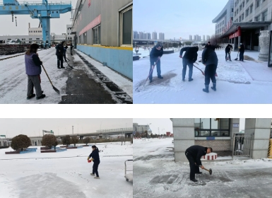 守护有温度，安居煤矿干部职工齐心协力“雪战到底”