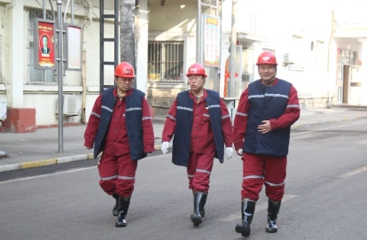 峰峰集团公司领导到羊东矿调研检查