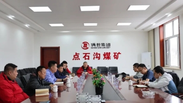 国家矿山安全监察局内蒙古局执法三处主任段慧欣一行到点石沟煤矿检查节后复工复产情况
