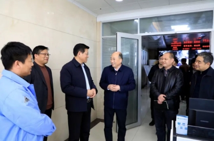 副市长丁少革到四矿调研安全生产工作