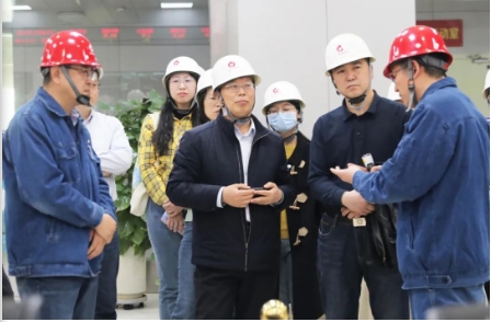 黄委会南水北调调研组到白银热电公司调研
