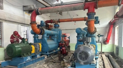 大水头矿分公司对地面瓦斯抽采泵站实施升级改造