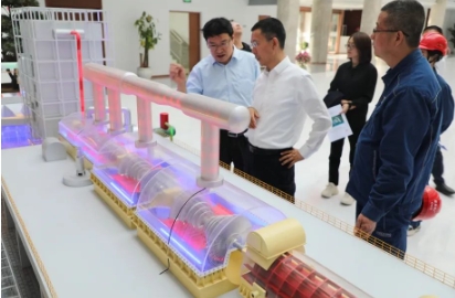 延长矿业集团公司党委委员张冰到富县发电公司调研指导工作
