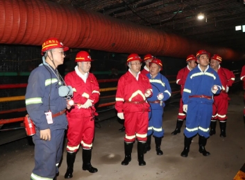 国家矿山安全监察局陕西局、陕煤集团先后到公司开展“五一”期间安全检查