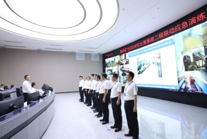 鲁西矿业开展2024年水害事故二级联动应急演练