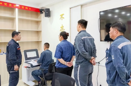 班前会又添“新成员”，金桥煤矿班前健康检测 为职工健康护航