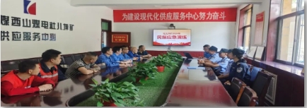 杜儿坪矿开展民爆物品事故应急演练