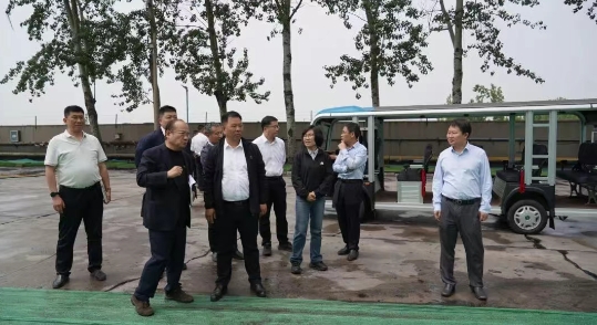 集团公司财务总监孔令涛带队来我矿调研指导工作