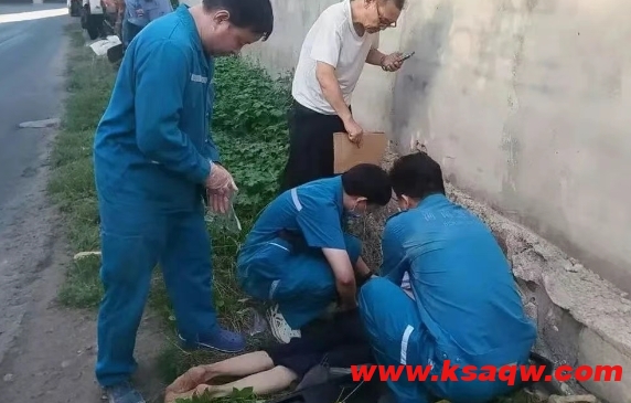暖心救助化险情——四矿职工文亚甫救助中暑老人