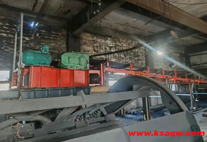 四矿保运三队地面皮带排矸系统升级改造